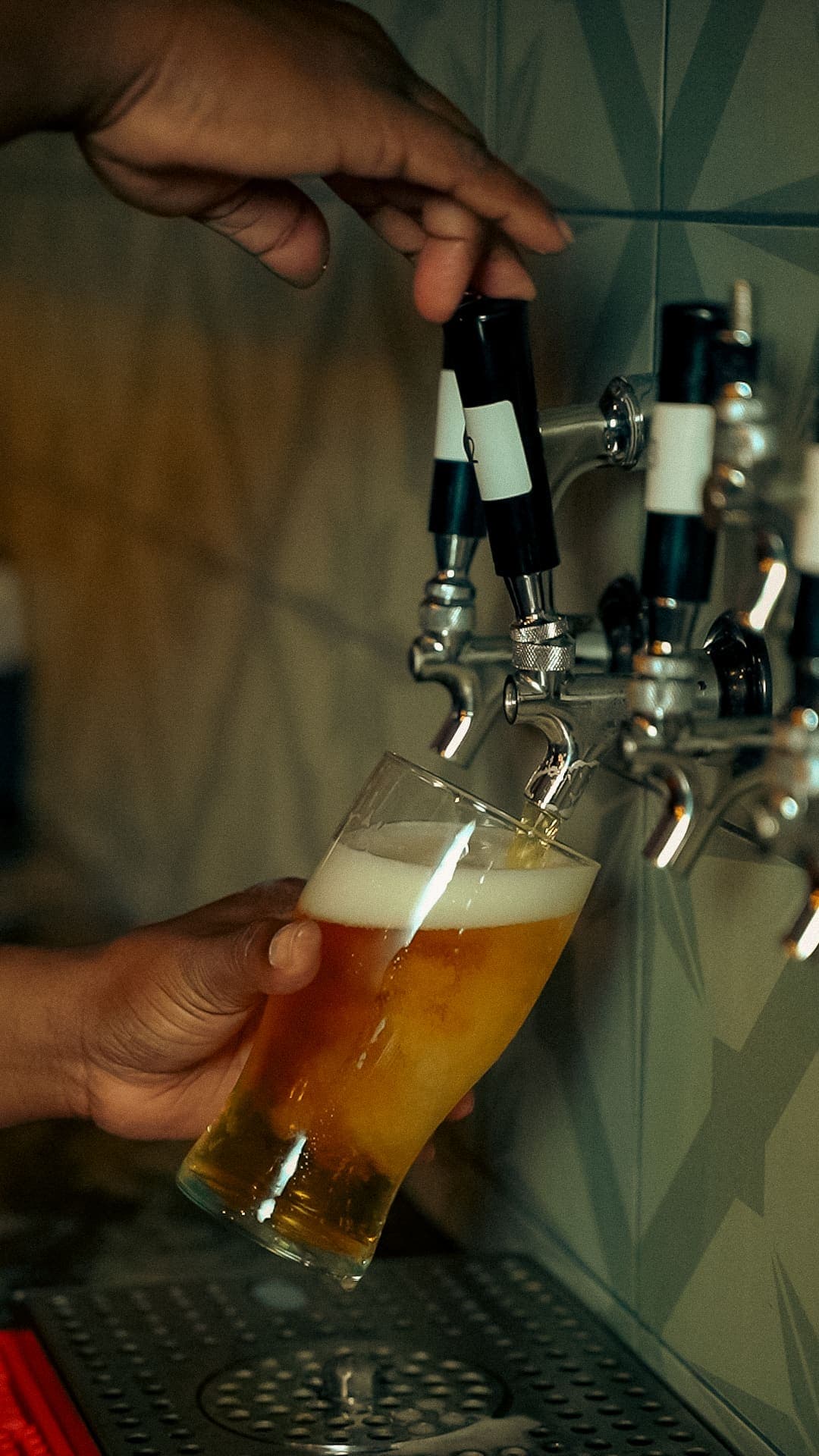 Draft beer taps